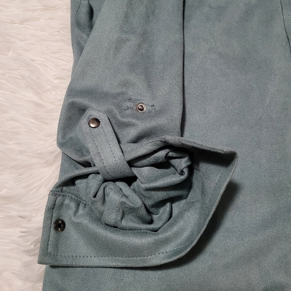 NWT French Dressing Jeans Faux Suede Shacket size medium - Picture 6 of 8